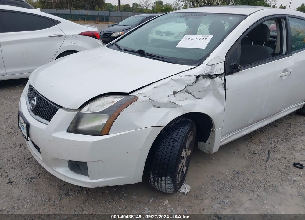 2012 NISSAN SENTRA 2.0 SR VIN: 3N1AB6AP7CL609450