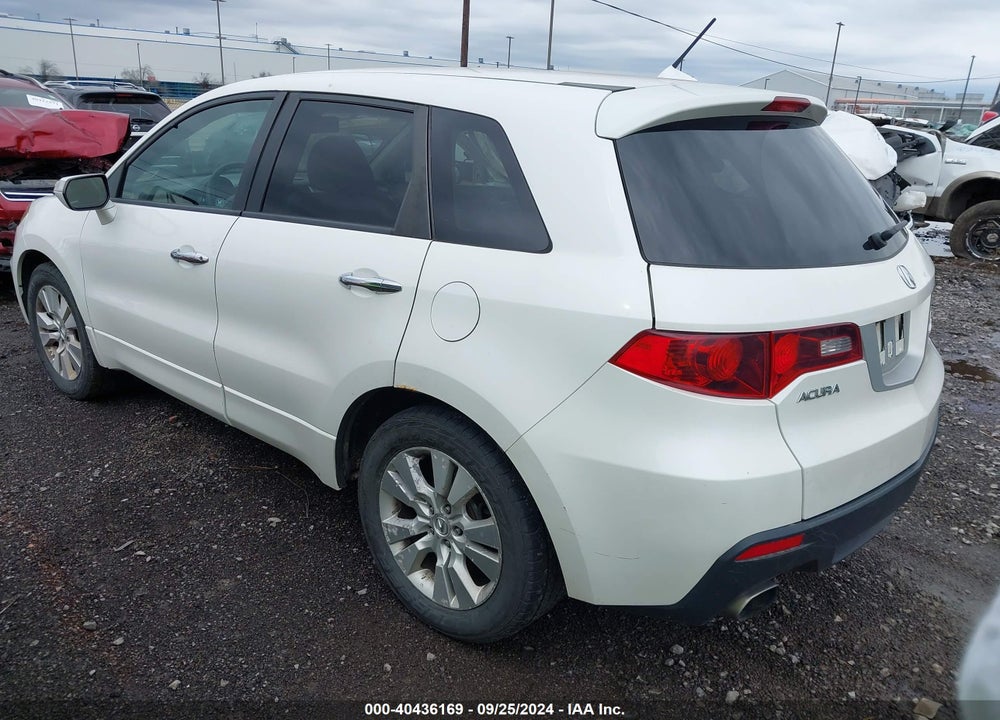 2011 ACURA RDX VIN: 5J8TB2H23BA007080