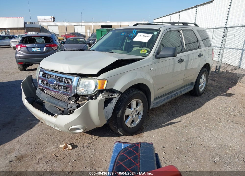 2008 FORD ESCAPE XLT VIN: 1FMCU03118KA21277