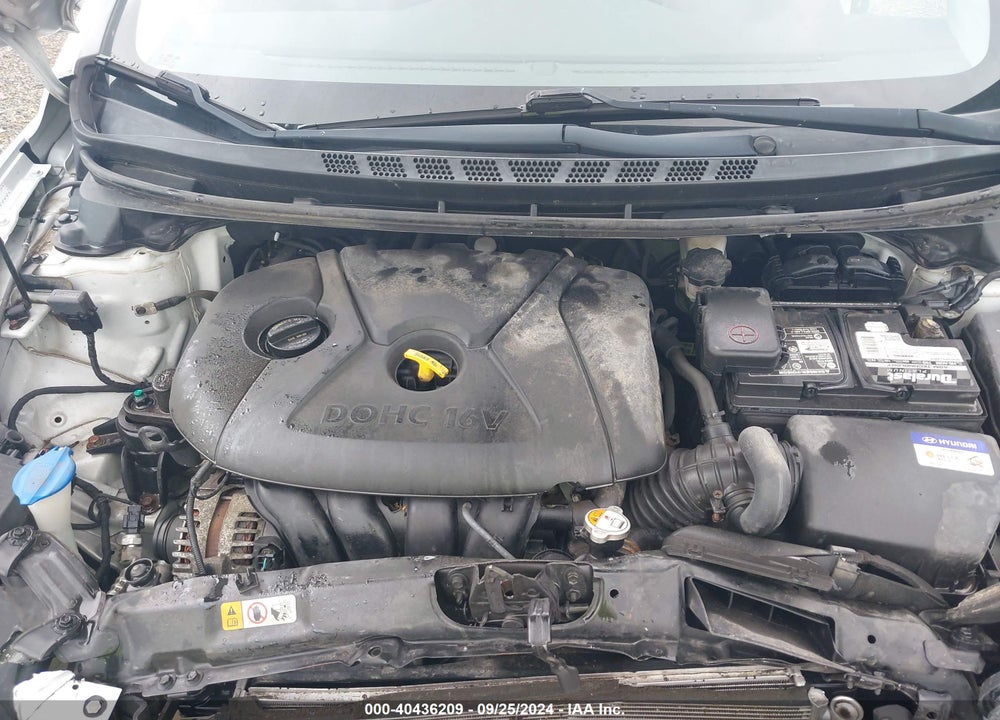 2016 HYUNDAI ELANTRA SE VIN: KMHDH4AE5GU516980