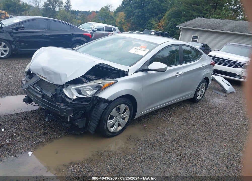 2016 HYUNDAI ELANTRA SE VIN: KMHDH4AE5GU516980