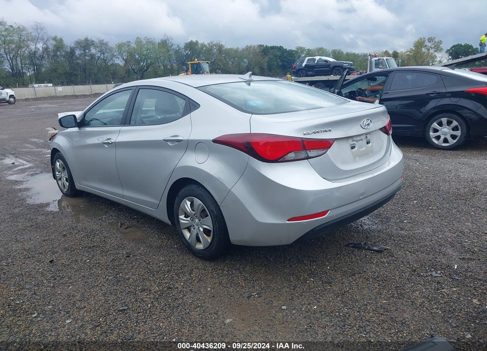 2016 HYUNDAI ELANTRA SE VIN: KMHDH4AE5GU516980