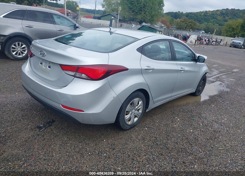 2016 HYUNDAI ELANTRA SE VIN: KMHDH4AE5GU516980