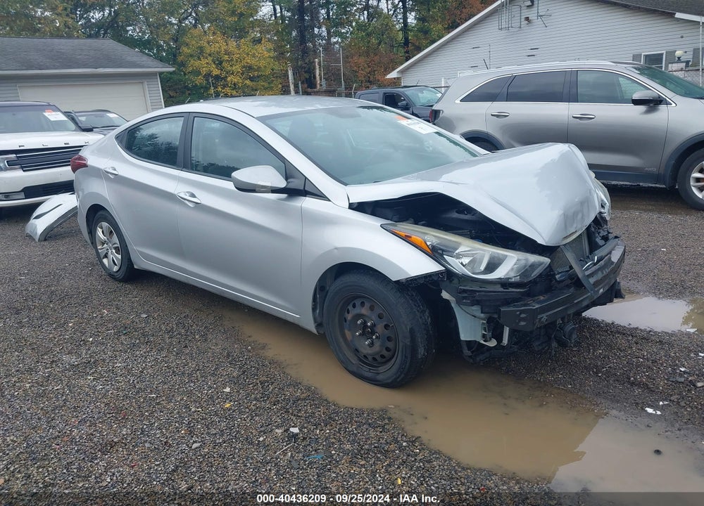 2016 HYUNDAI ELANTRA SE VIN: KMHDH4AE5GU516980