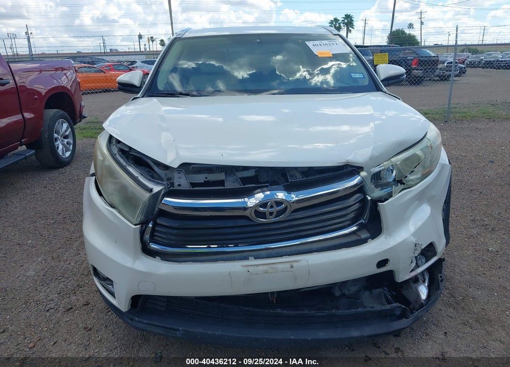 2016 TOYOTA HIGHLANDER LIMITED V6 VIN: 5TDYKRFH4GS170156
