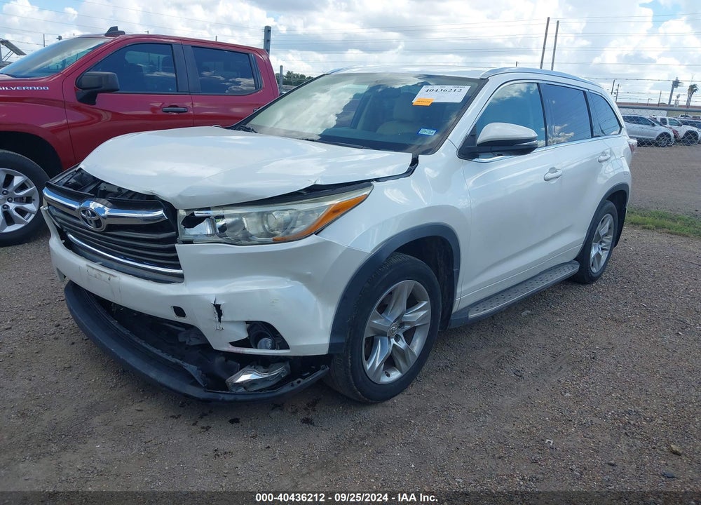 2016 TOYOTA HIGHLANDER LIMITED V6 VIN: 5TDYKRFH4GS170156