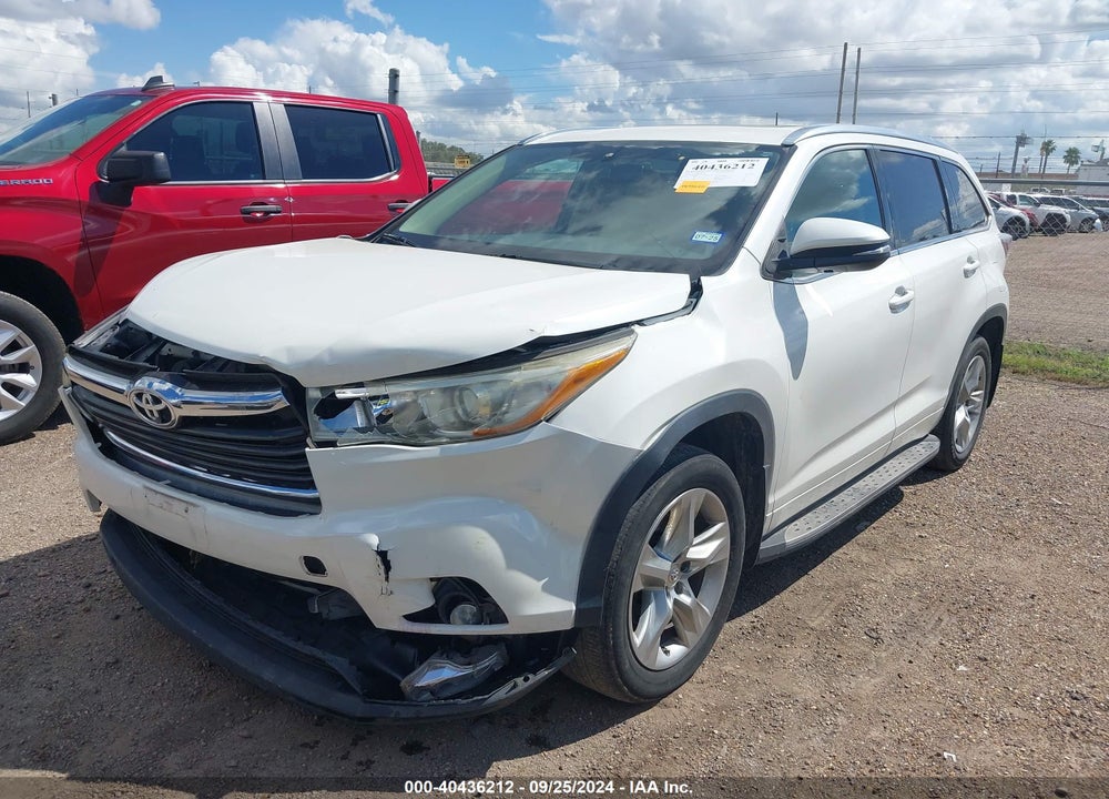 2016 TOYOTA HIGHLANDER LIMITED V6 VIN: 5TDYKRFH4GS170156