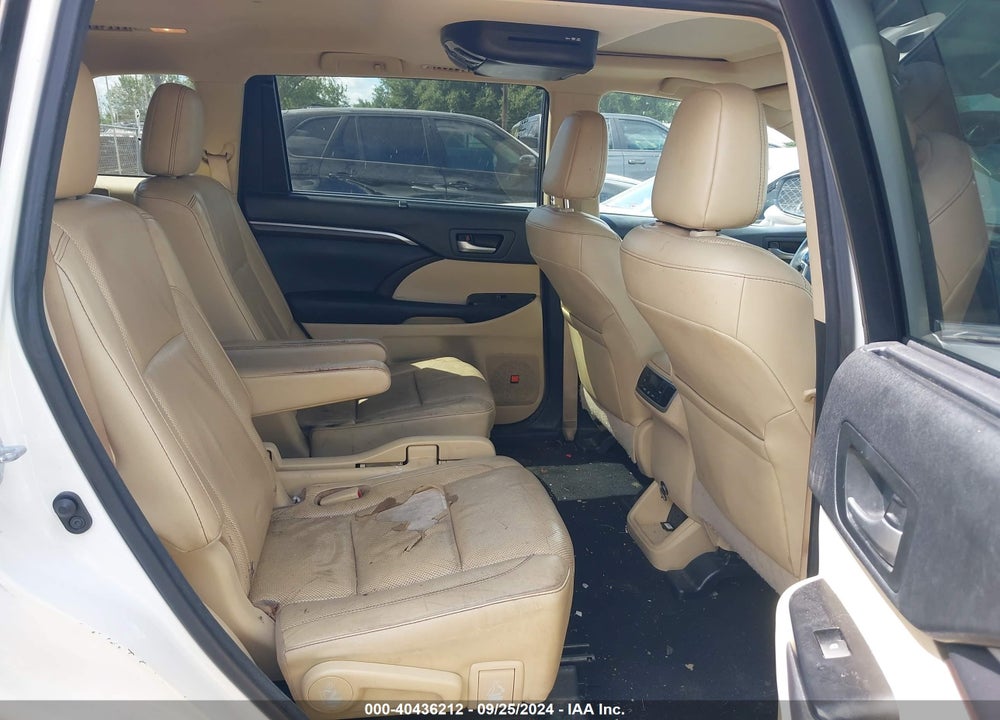 2016 TOYOTA HIGHLANDER LIMITED V6 VIN: 5TDYKRFH4GS170156