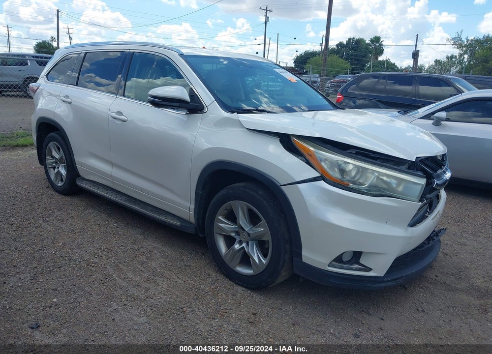 2016 TOYOTA HIGHLANDER LIMITED V6 VIN: 5TDYKRFH4GS170156