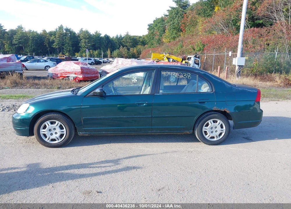 2002 HONDA CIVIC LX VIN: 2HGES16552H569242
