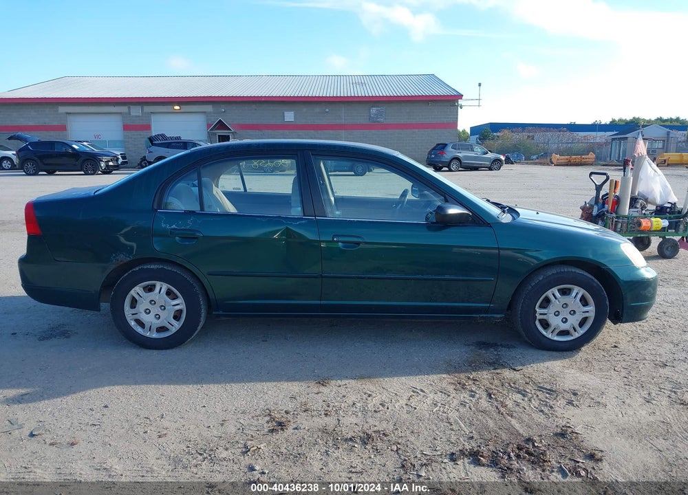 2002 HONDA CIVIC LX VIN: 2HGES16552H569242