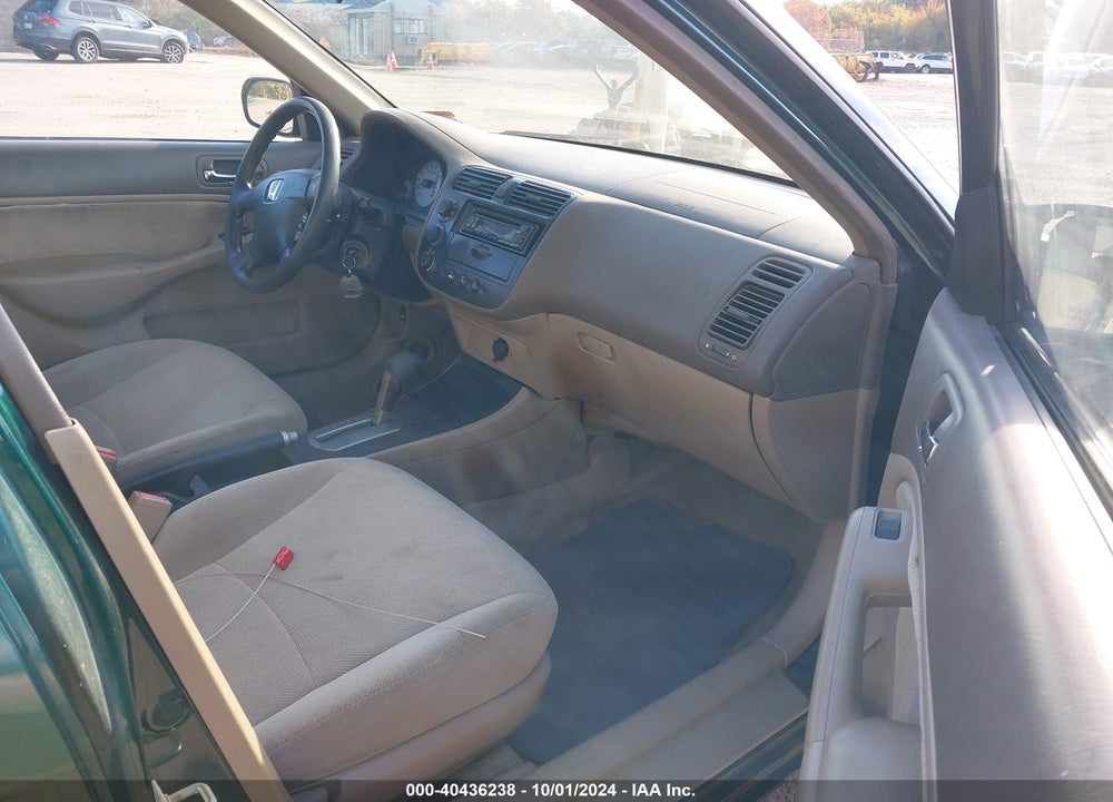 2002 HONDA CIVIC LX VIN: 2HGES16552H569242