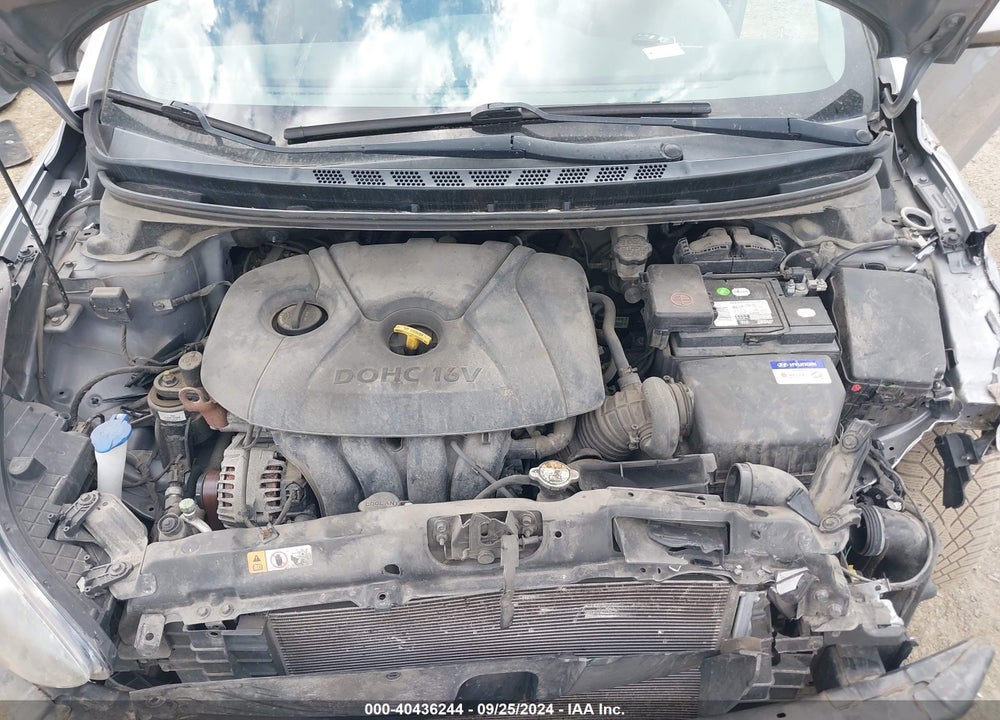 2013 HYUNDAI ELANTRA GS VIN: KMHDH6AE8DU019946