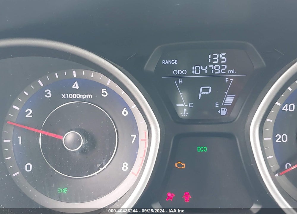 2013 HYUNDAI ELANTRA GS VIN: KMHDH6AE8DU019946