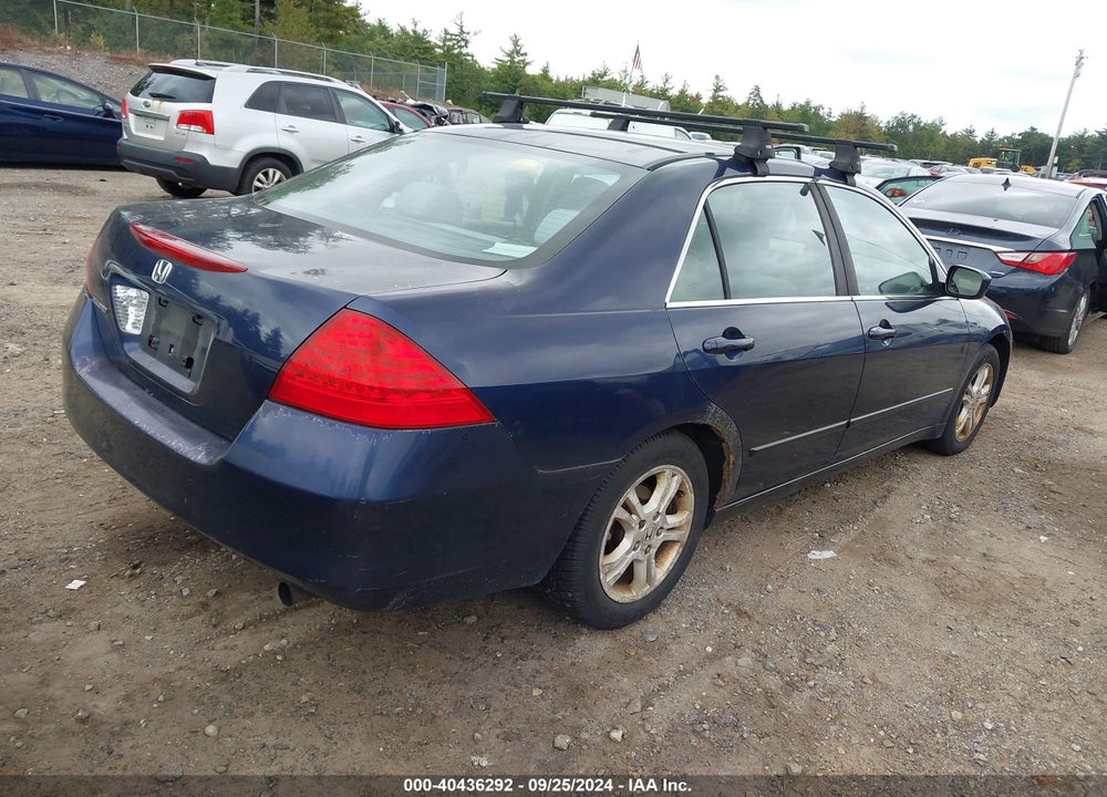 2007 HONDA ACCORD 2.4 SE VIN: 1HGCM56367A033803
