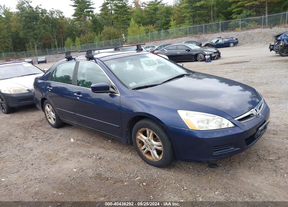 2007 HONDA ACCORD 2.4 SE VIN: 1HGCM56367A033803