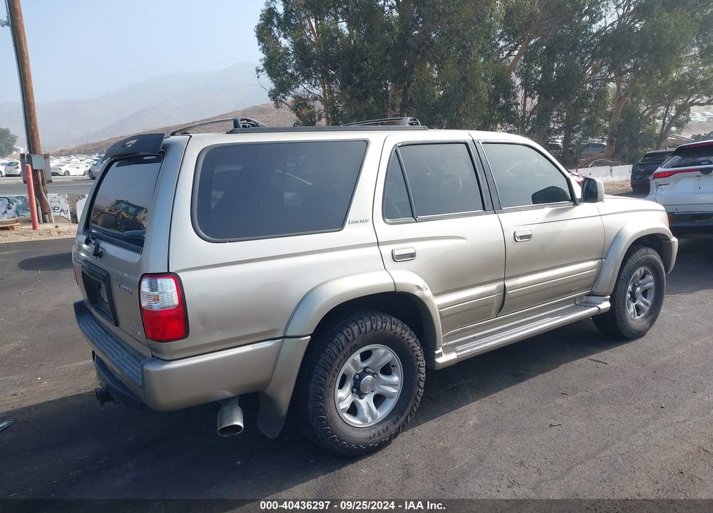 2001 TOYOTA 4RUNNER LIMITED V6 VIN: JT3GN87R810188551