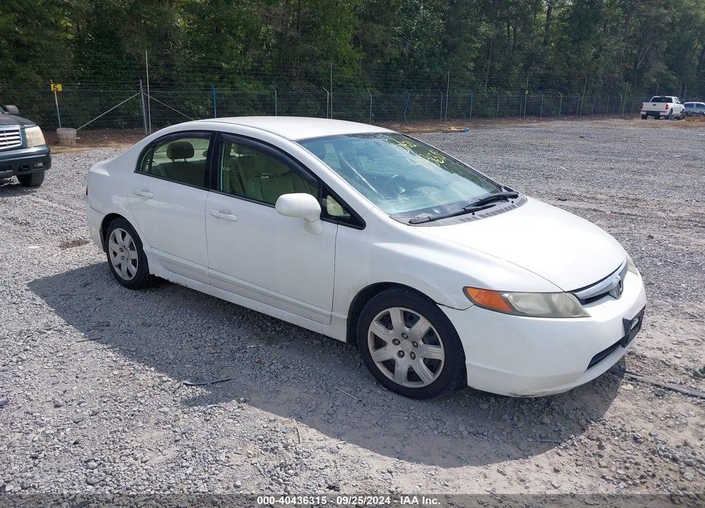 2007 HONDA CIVIC LX VIN: 2HGFA16557H501246