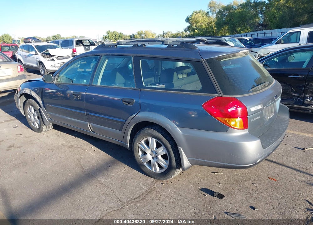 2005 SUBARU OUTBACK 2.5I VIN: 4S4BP61C757324511