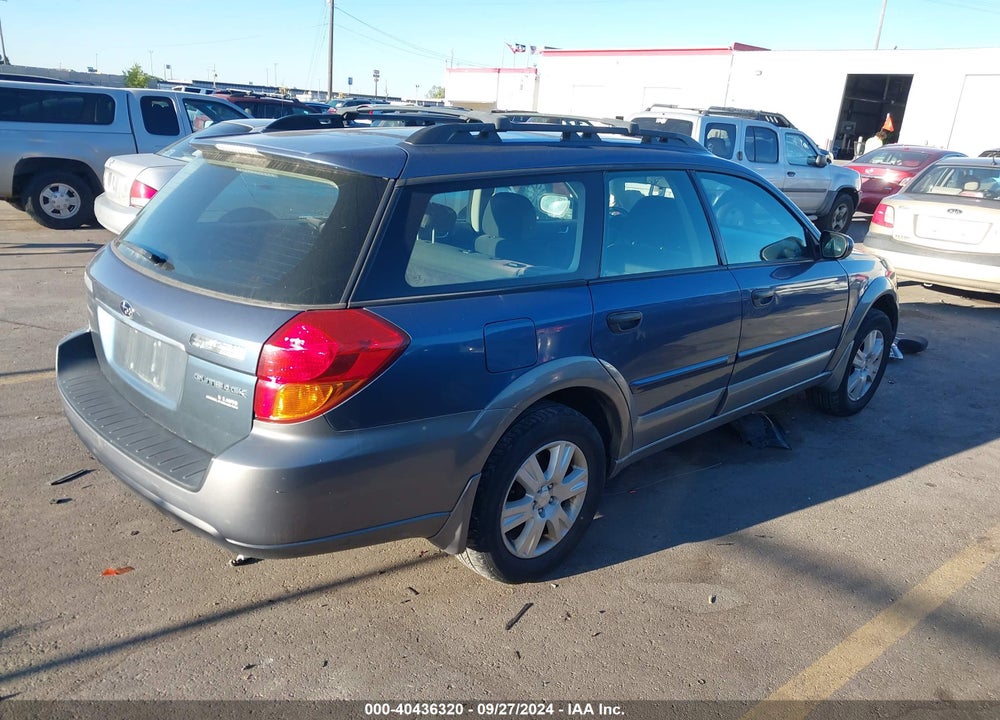 2005 SUBARU OUTBACK 2.5I VIN: 4S4BP61C757324511