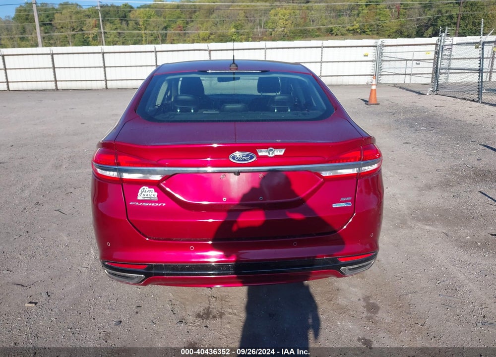 2017 FORD FUSION SE VIN: 3FA6P0T93HR273502