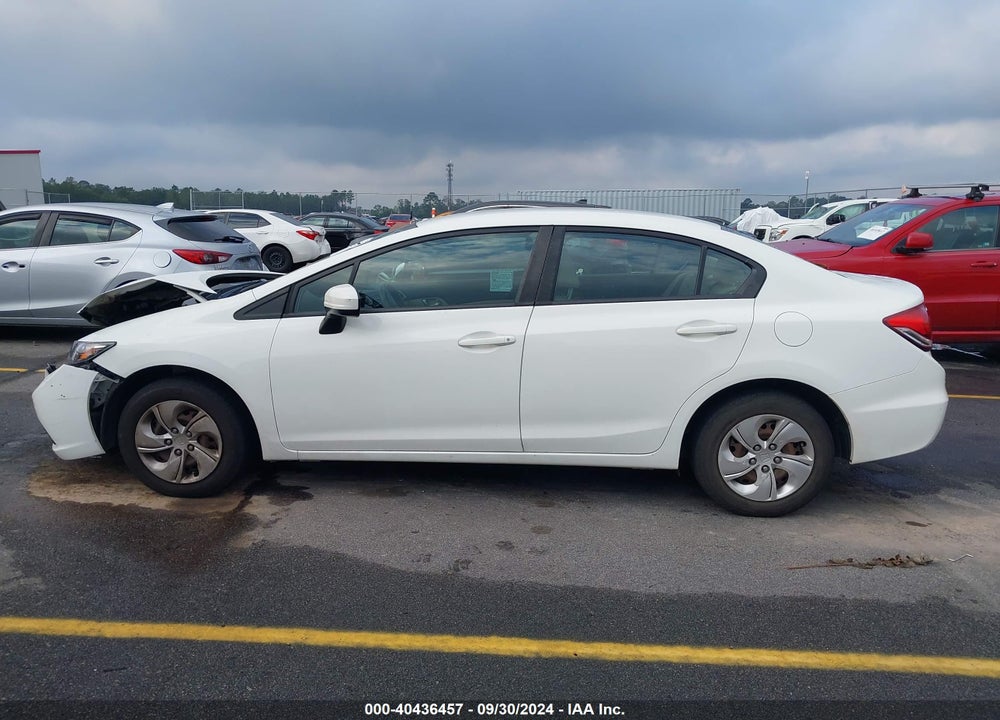 2014 HONDA CIVIC LX VIN: 19XFB2F5XEE256230
