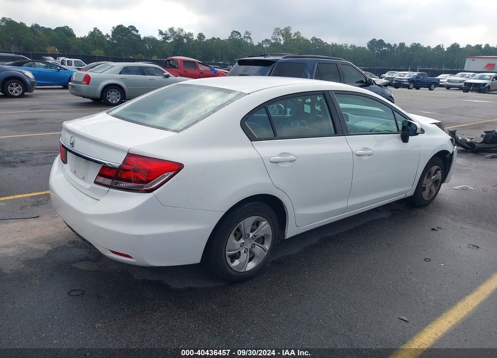 2014 HONDA CIVIC LX VIN: 19XFB2F5XEE256230