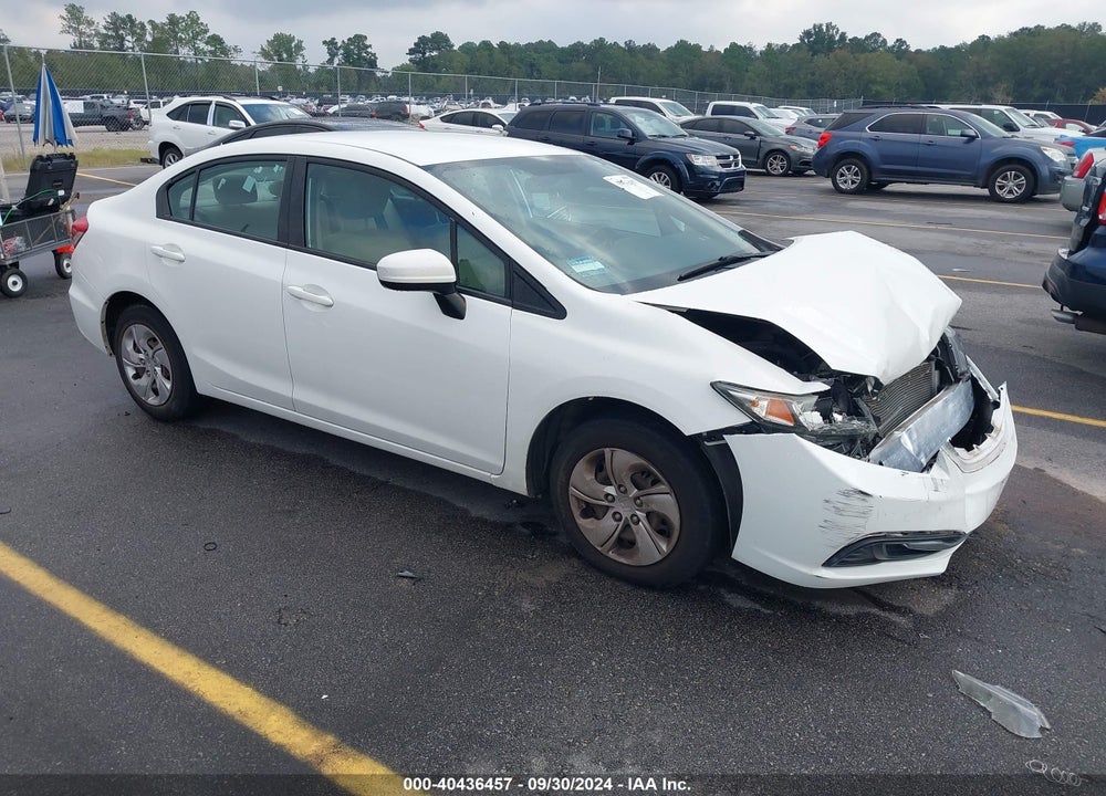 2014 HONDA CIVIC LX VIN: 19XFB2F5XEE256230