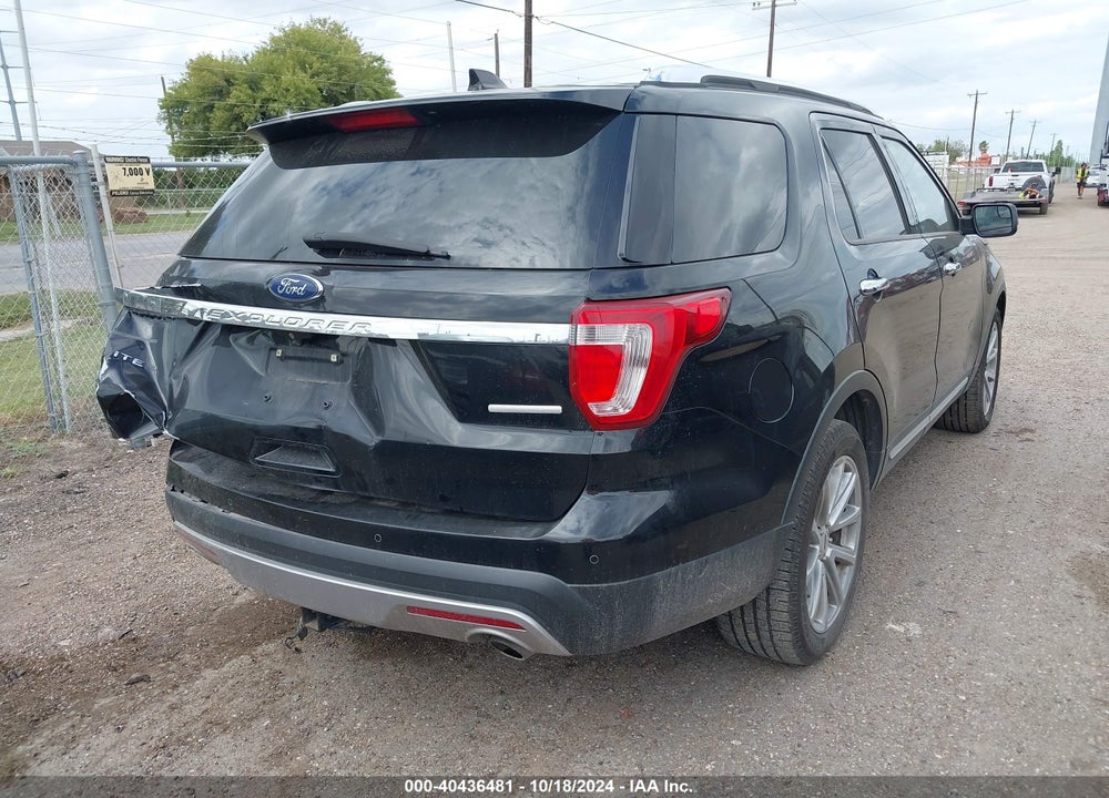 2016 FORD EXPLORER LIMITED VIN: 1FM5K7F88GGC89924