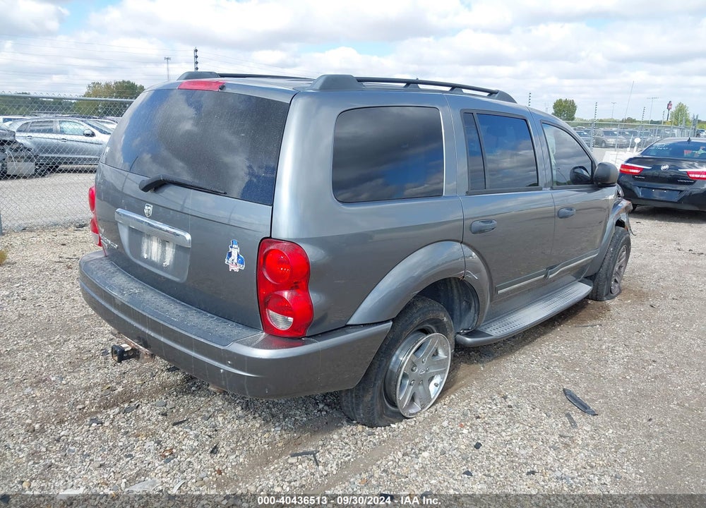 2005 DODGE DURANGO LIMITED VIN: 1D4HB58N05F597880