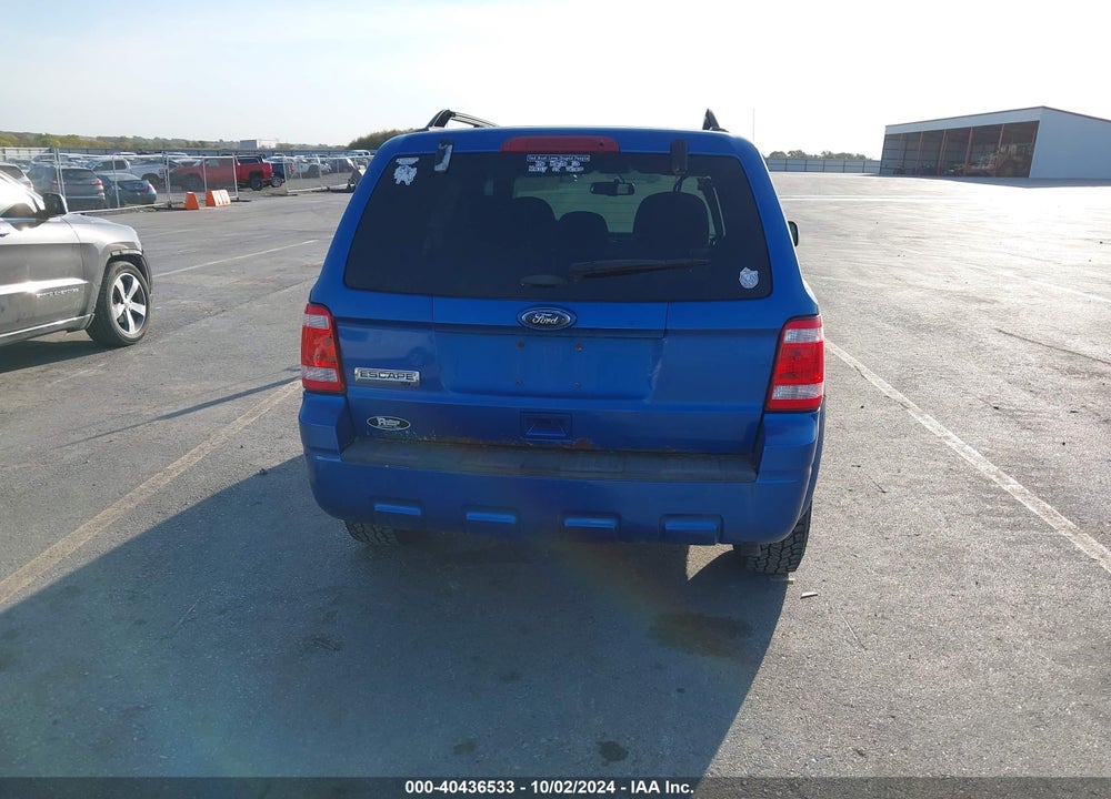 2011 FORD ESCAPE XLT VIN: 1FMCU0D7XBKB20917