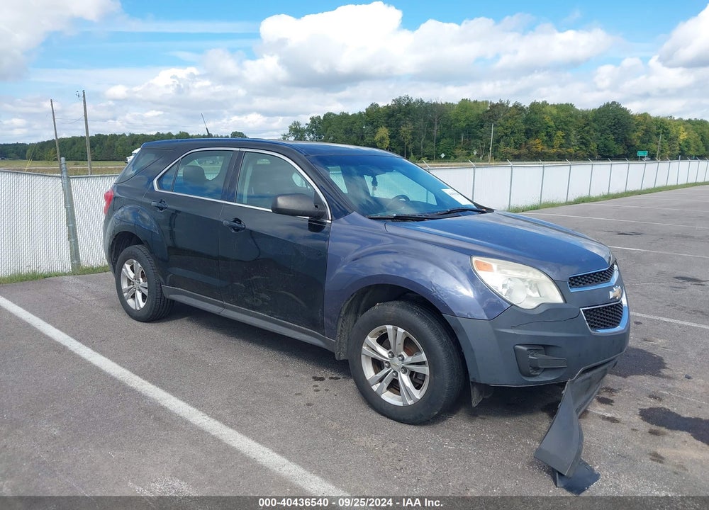 2012 CHEVROLET EQUINOX LS VIN: 2GNALBEK6C1153841