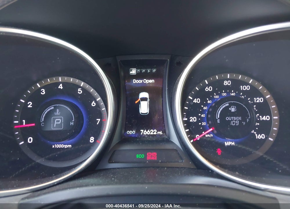 2013 HYUNDAI SANTA FE SPORT 2.0T VIN: 5XYZW3LA5DG118458