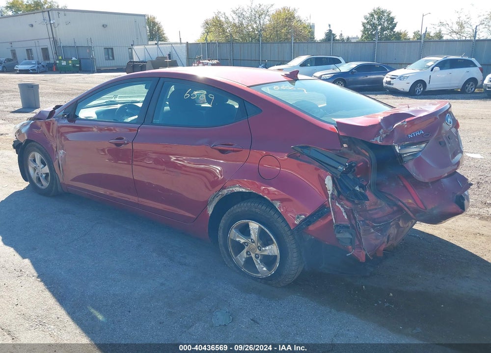 2015 HYUNDAI ELANTRA SE VIN: 5NPDH4AE0FH609905