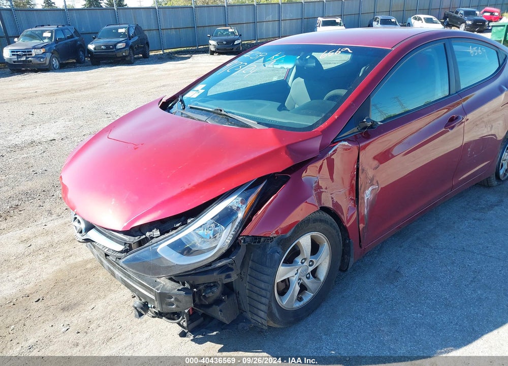 2015 HYUNDAI ELANTRA SE VIN: 5NPDH4AE0FH609905