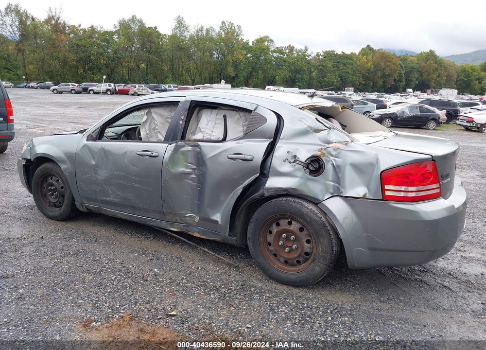 2008 DODGE AVENGER SE VIN: 1B3LC46K38N538213