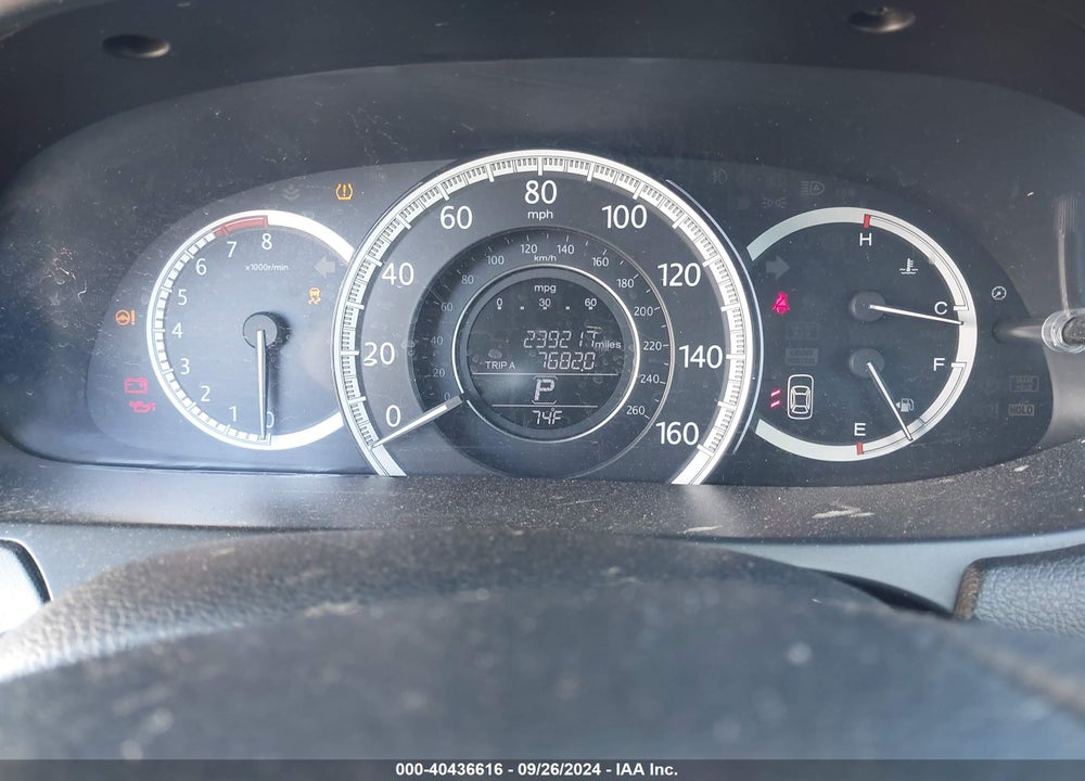 2013 HONDA ACCORD LX VIN: 1HGCR2F36DA088568