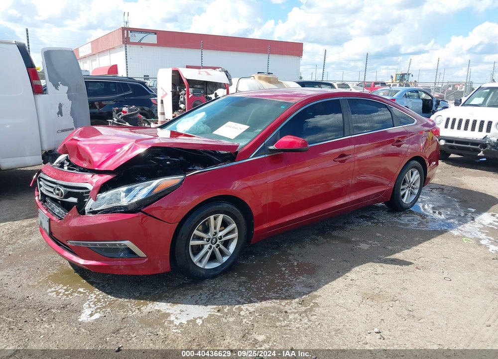 2015 HYUNDAI SONATA SE VIN: 5NPE24AF2FH188252