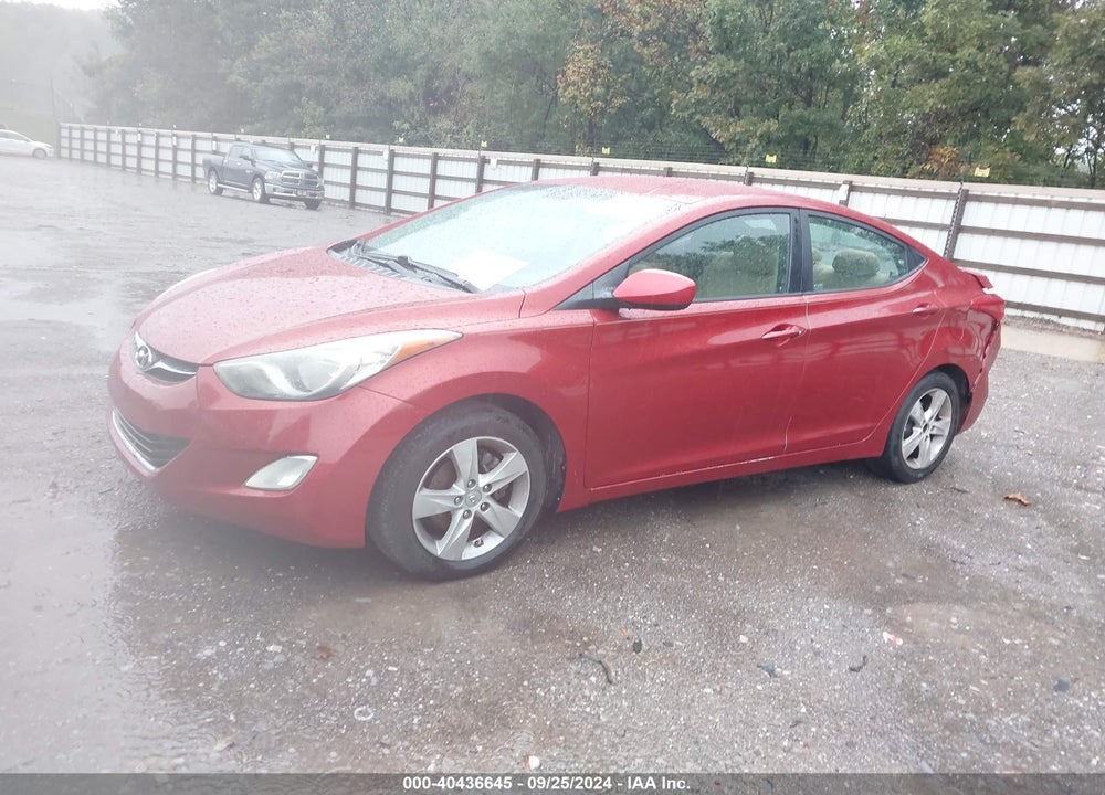 2012 HYUNDAI ELANTRA GLS (ULSAN PLANT) VIN: KMHDH4AE6CU307905