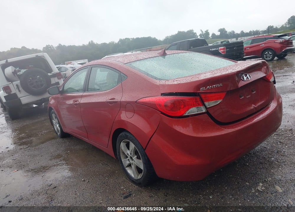 2012 HYUNDAI ELANTRA GLS (ULSAN PLANT) VIN: KMHDH4AE6CU307905