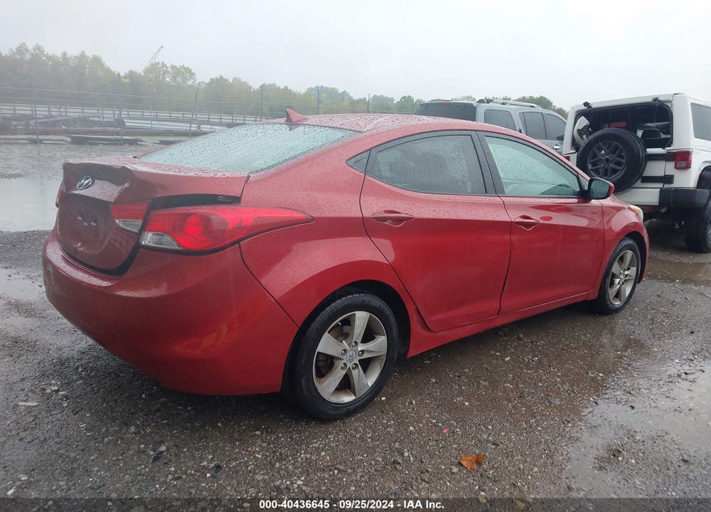 2012 HYUNDAI ELANTRA GLS (ULSAN PLANT) VIN: KMHDH4AE6CU307905