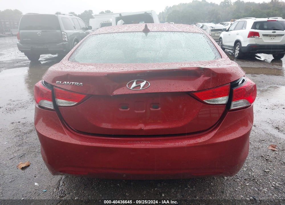 2012 HYUNDAI ELANTRA GLS (ULSAN PLANT) VIN: KMHDH4AE6CU307905