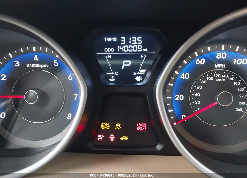 2012 HYUNDAI ELANTRA GLS (ULSAN PLANT) VIN: KMHDH4AE6CU307905