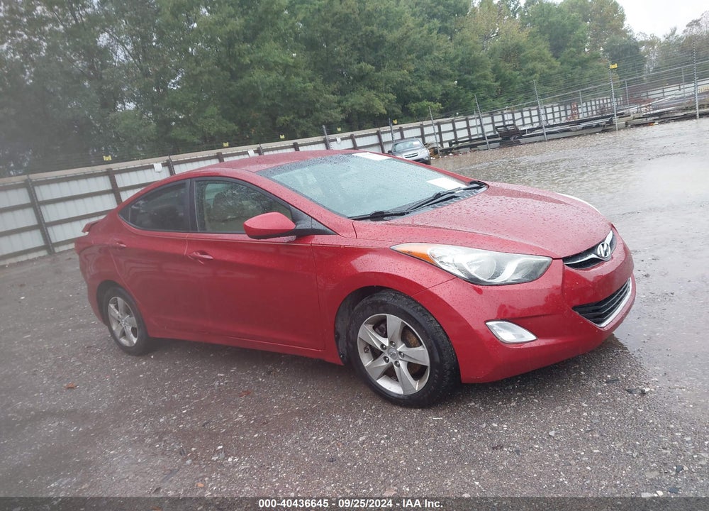 2012 HYUNDAI ELANTRA GLS (ULSAN PLANT) VIN: KMHDH4AE6CU307905