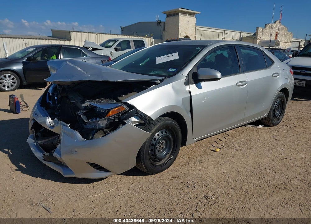 2016 TOYOTA COROLLA LE VIN: 5YFBURHE5GP477654