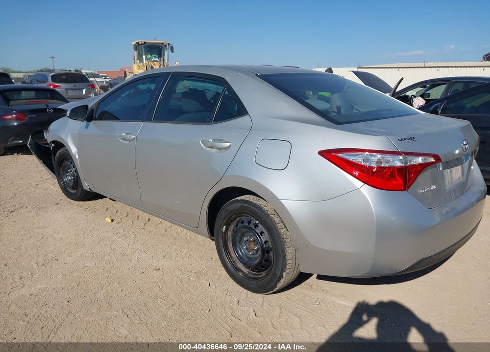 2016 TOYOTA COROLLA LE VIN: 5YFBURHE5GP477654