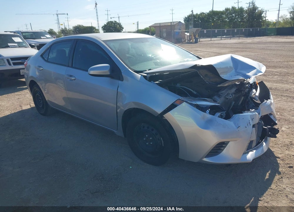 2016 TOYOTA COROLLA LE VIN: 5YFBURHE5GP477654