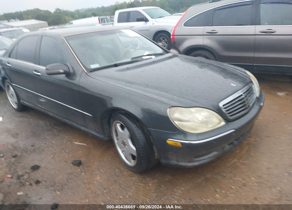 2002 MERCEDES-BENZ S 55 AMG VIN: WDBNG73J02A250963