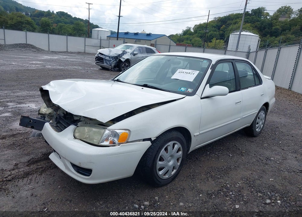 2001 TOYOTA COROLLA LE VIN: 2T1BR12E01C472073