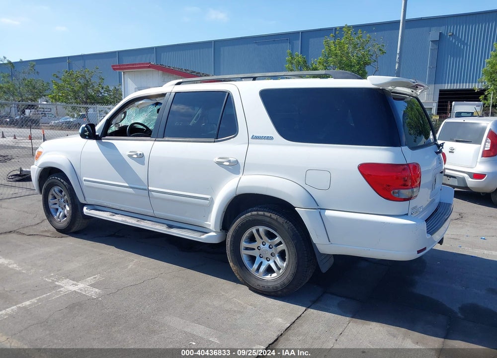 2007 TOYOTA SEQUOIA LIMITED V8 VIN: 5TDZT38A37S286415